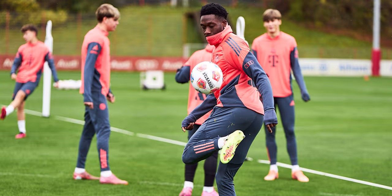 Bayern Munich winger Alphonso Davies