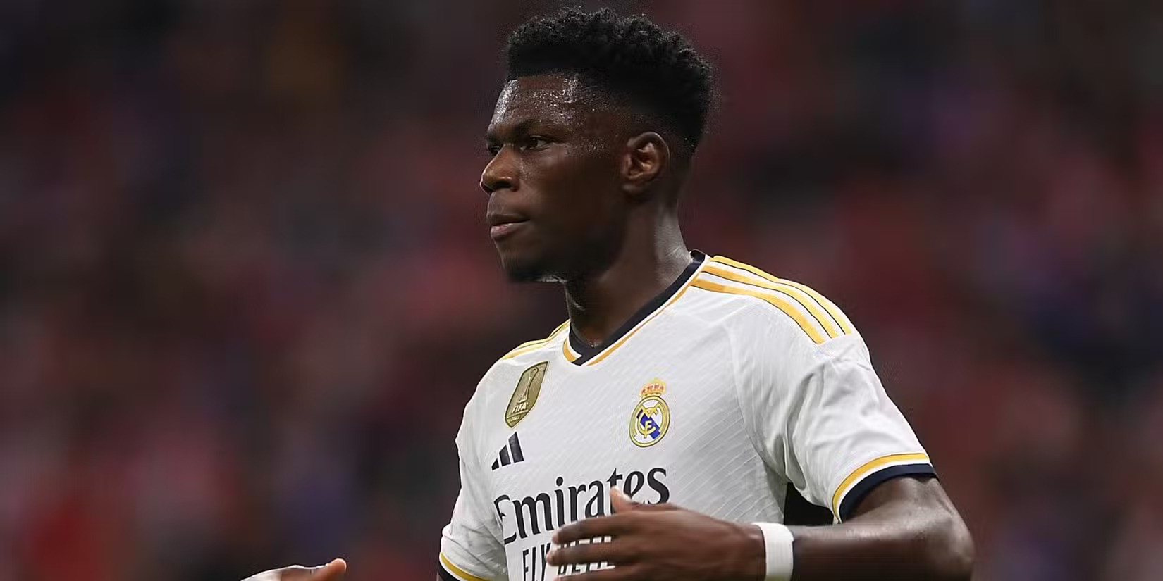 Real Madrid midfielder Aurelien Tchouameni