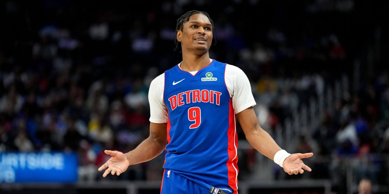 Detroit Pistons guard Ausar Thompson