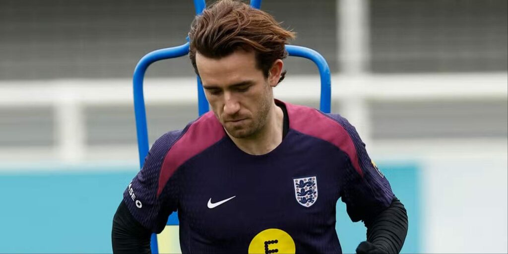 Ben Chilwell in England national team training