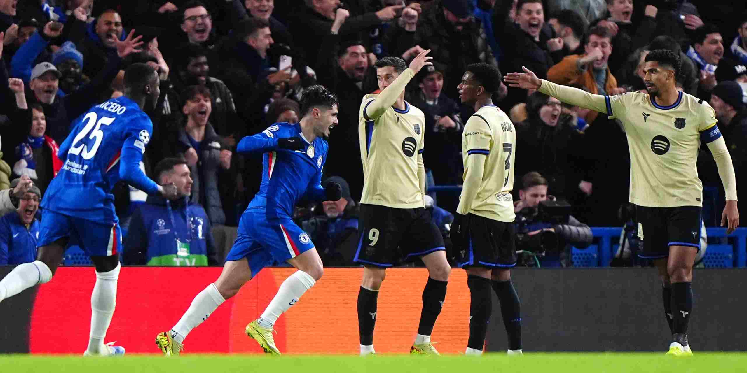 Chelsea have just scored against Barcelona