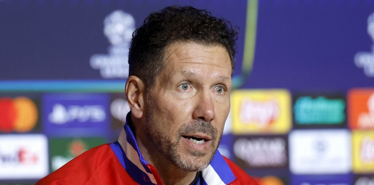 Atletico Madrid head coach Diego Simeone