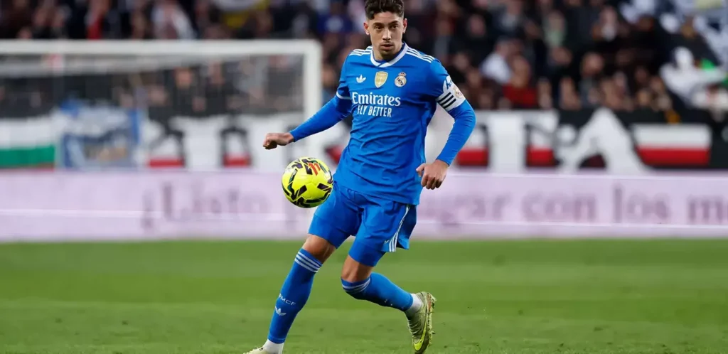 Real Madrid midfielder and captain Federico Valverde