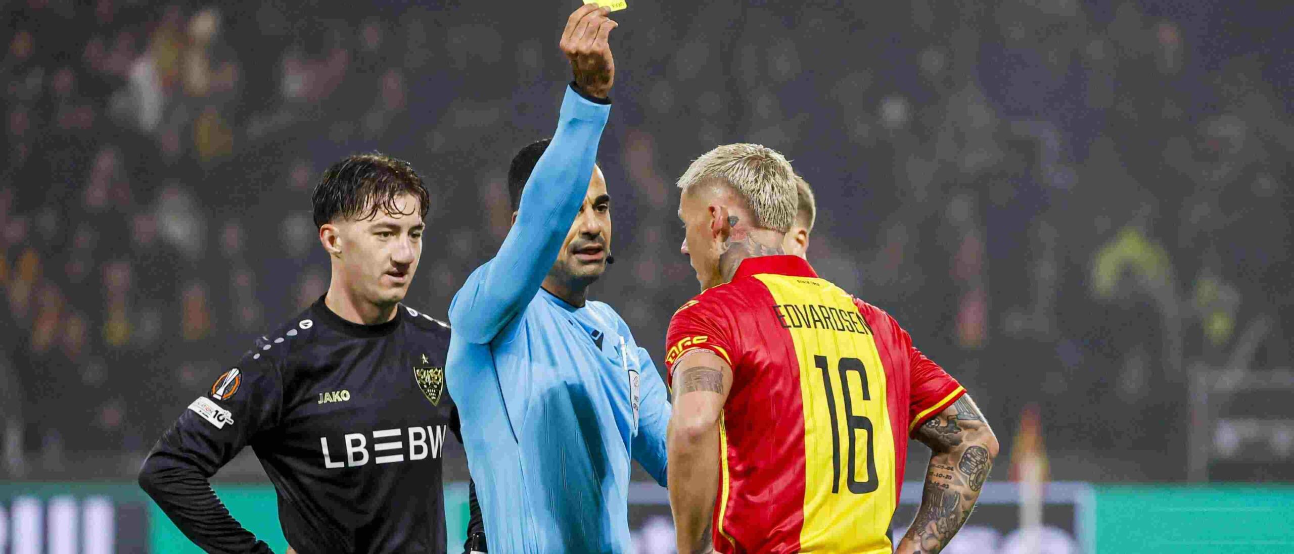 Go Ahead Eagles and Stuttgart players