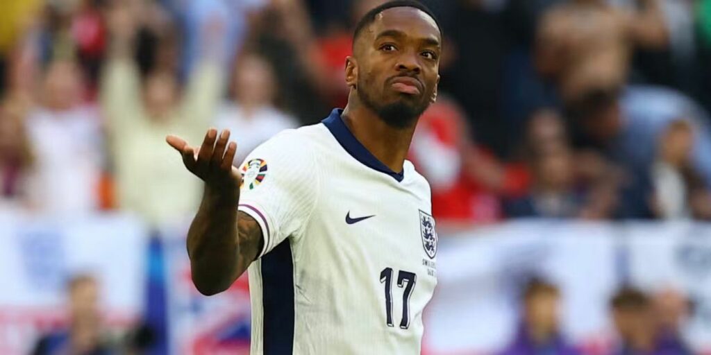 England striker Ivan Toney