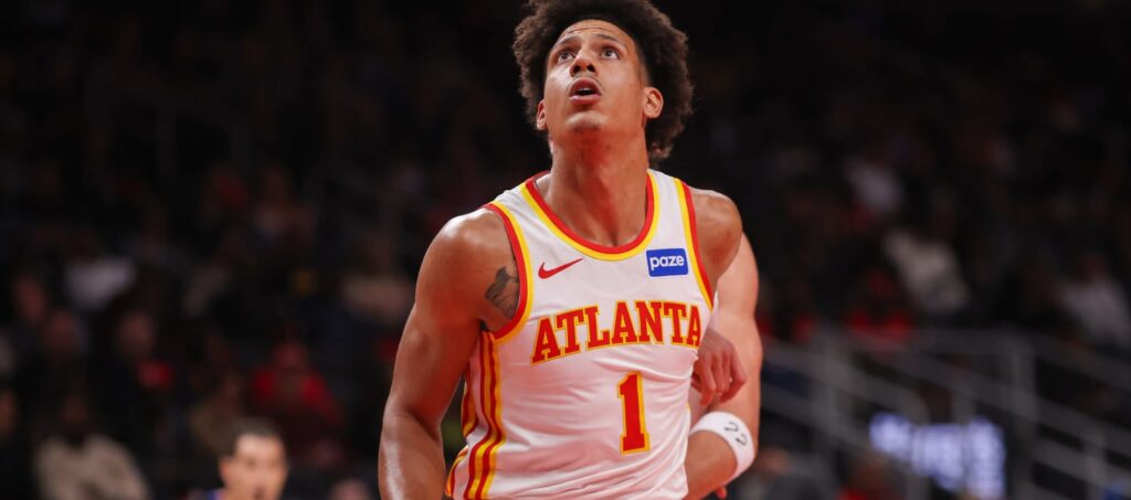 Atlanta Hawks forward Jalen Johnson