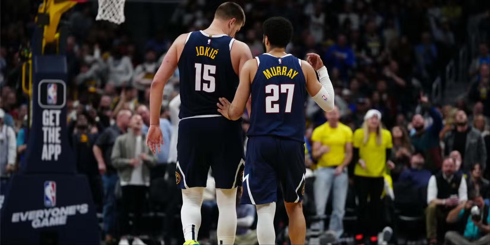 Denver Nuggets' duo Nikola Jokic and Jamal Murray