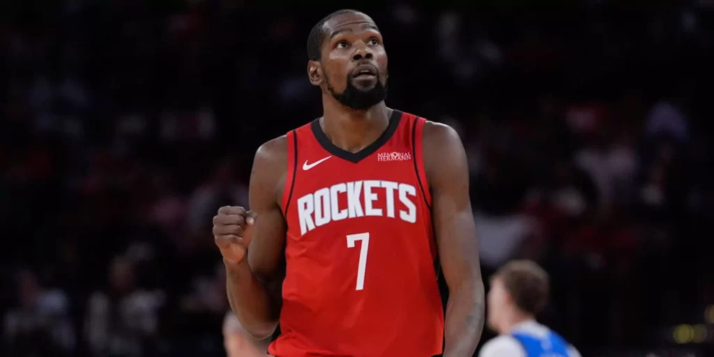 Houston Rockets forward Kevin Durant