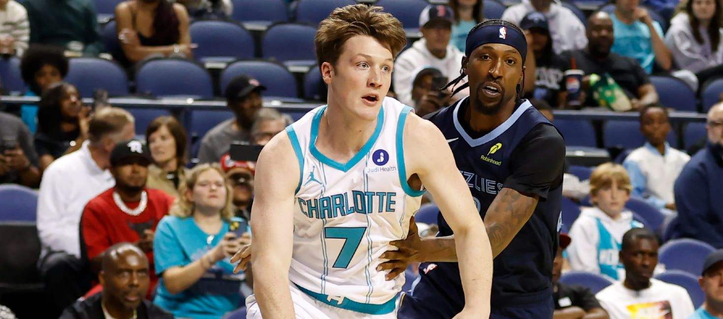 Charlotte Hornets rookie Kon Knueppel
