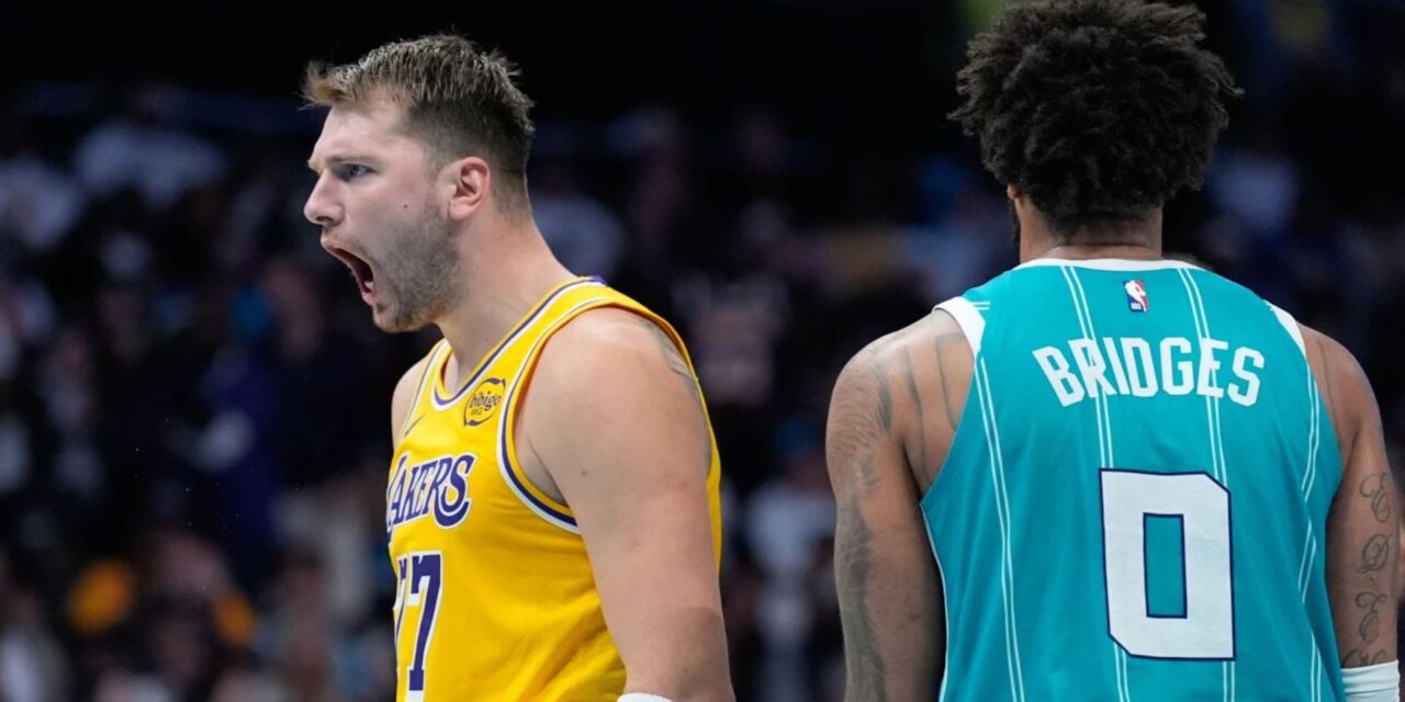 Luka Doncic and Mikal Bridges