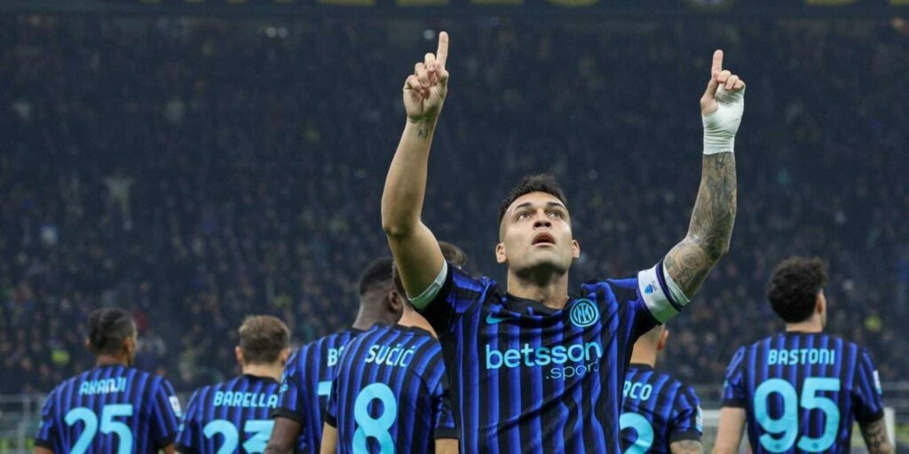 Lautaro Martinez has just scored against Lazio