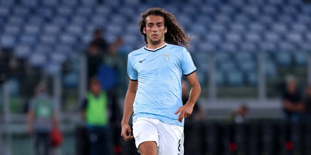 Lazio midfielder Matteo Guendouzi