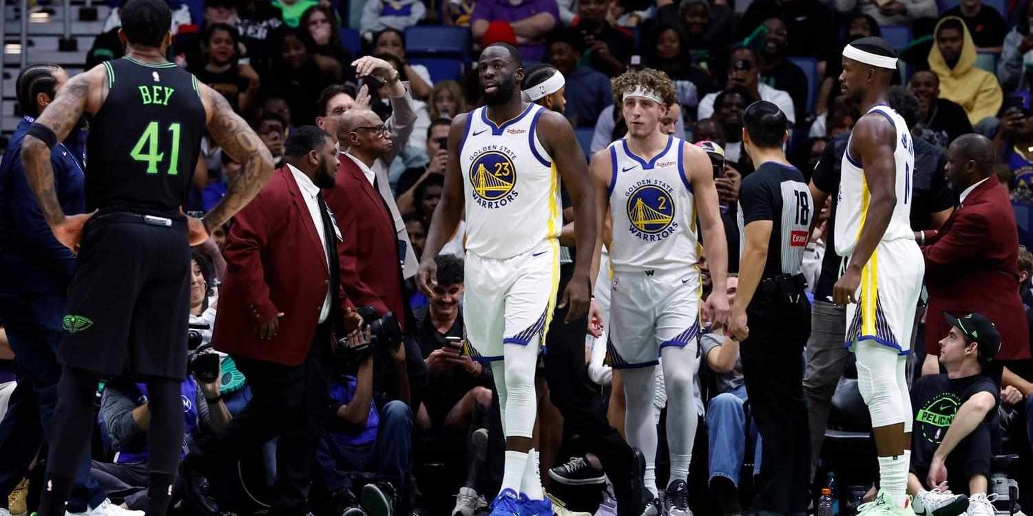 Draymond Green has just been involved in an altercation with a New Orleans Pelicans fan