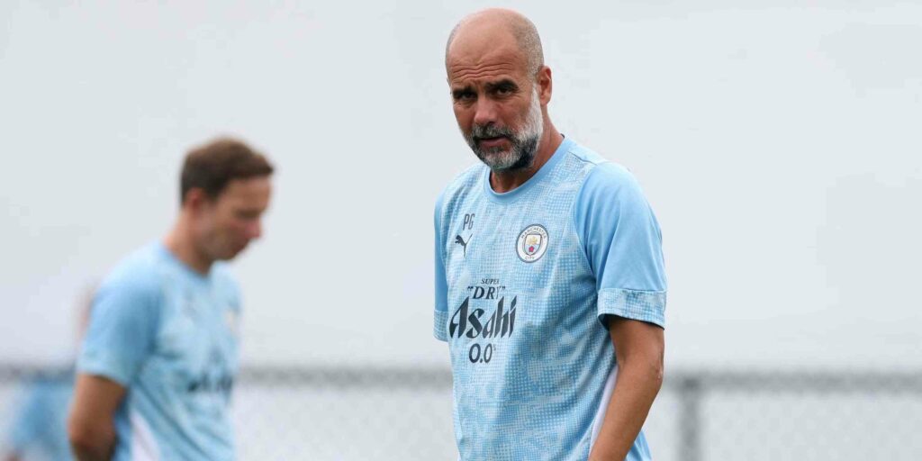 Manchester City manager Pep Guardiola