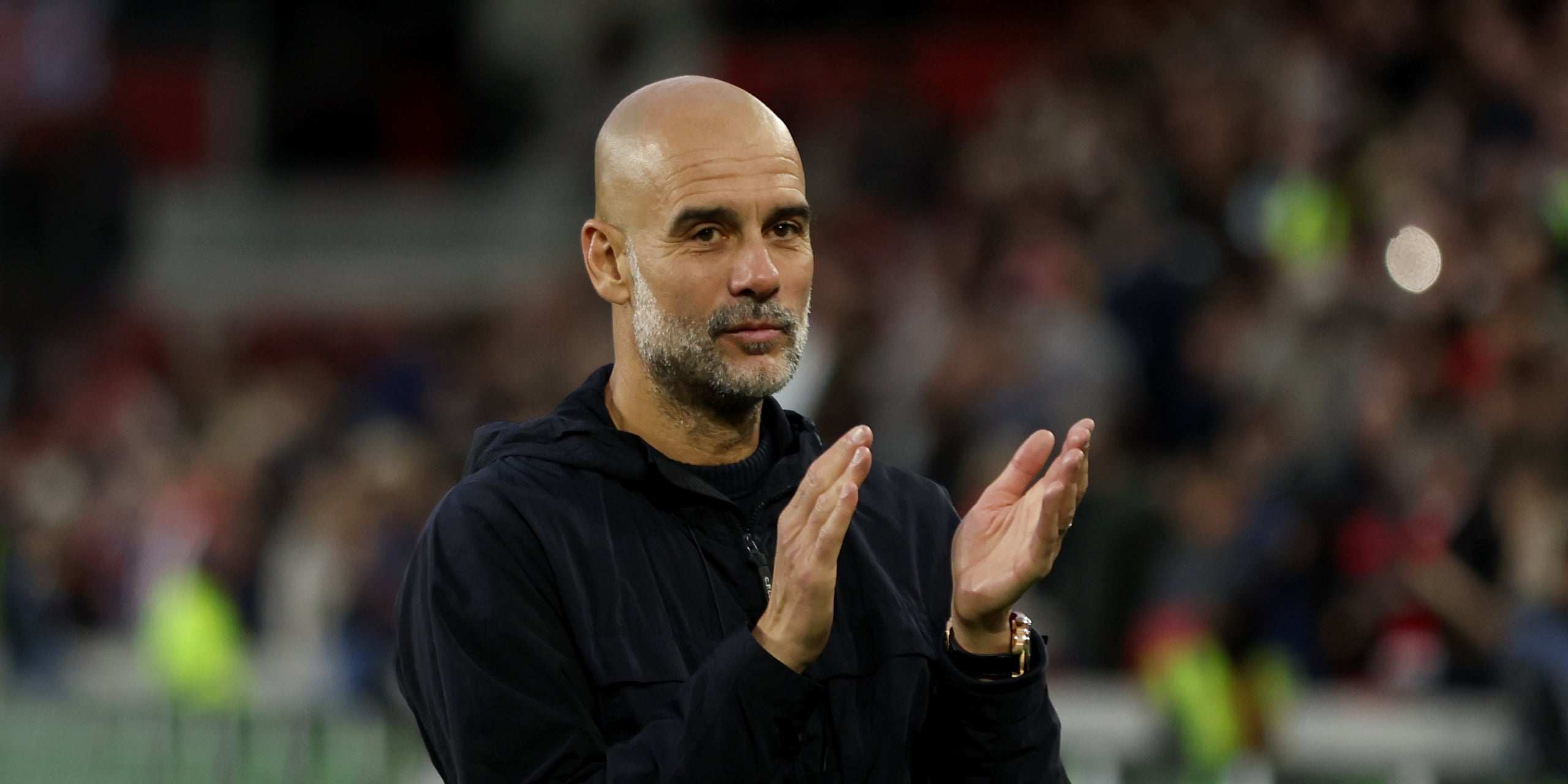 Pep Guardiola clapping hands