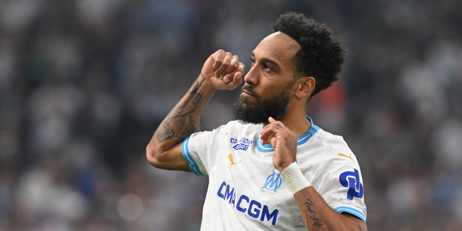 Marseille striker Pierre Emerick Aubameyang