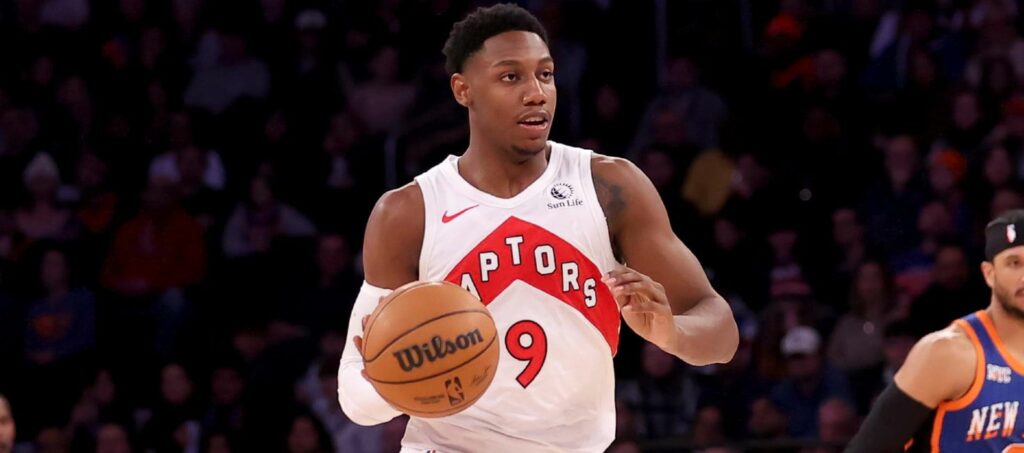Toronto Raptors guard RJ Barrett