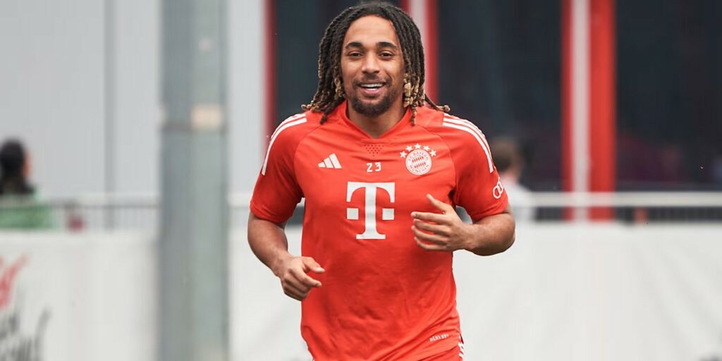 Bayern Munich right-back Sacha Boey