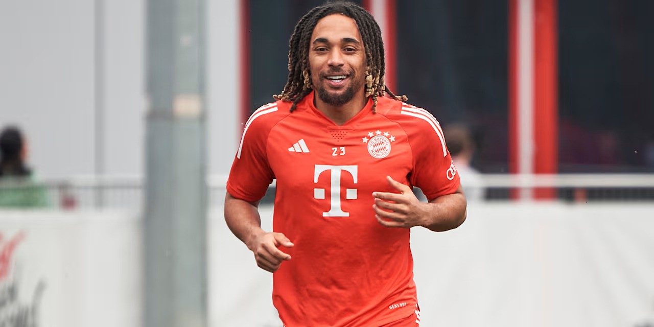 Bayern Munich right-back Sacha Boey