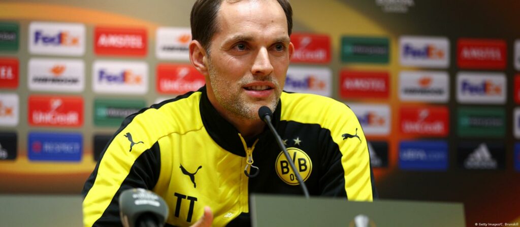 Thomas Tuchel during his days as Borussia Dortmund head coach