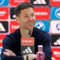 Real Madrid head coach Xabi Alonso during a press conference