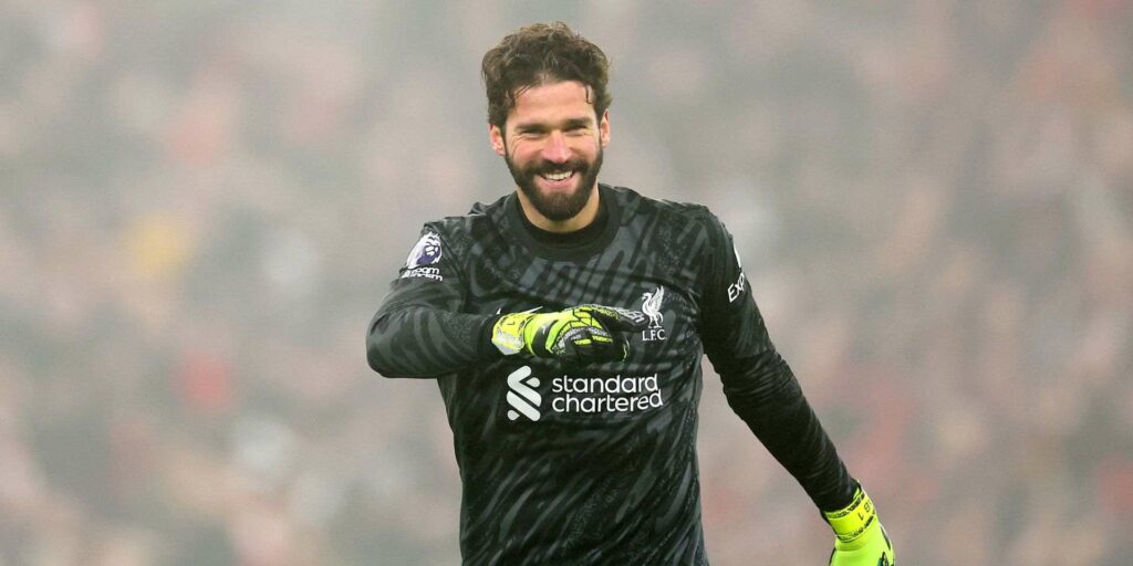 Liverpool goalkeeper Alisson Becker