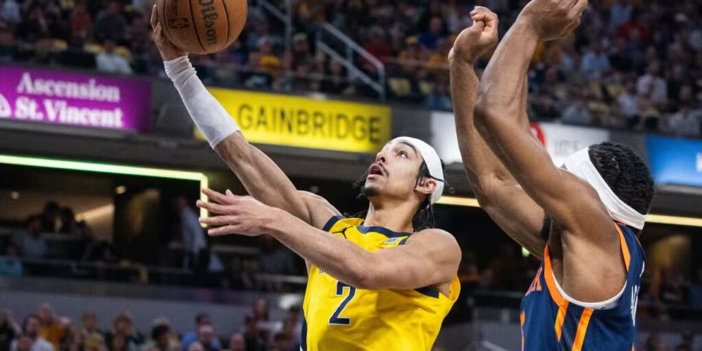 Indiana Pacers guard Andrew Nembhard