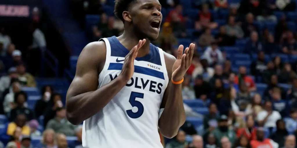 Minnesota Timberwolves guard Anthony Edwards