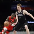 Toronto Raptors player dribbling the ball