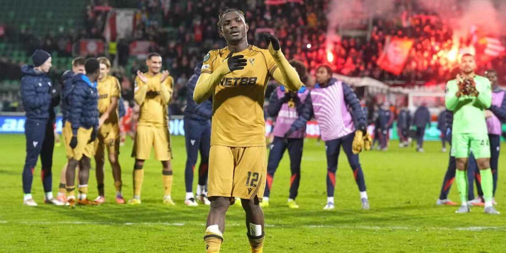 Crystal Palace player Christantus Uche