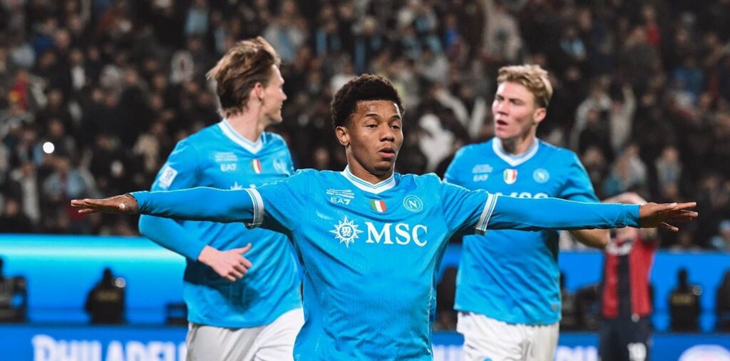 Napoli winger David Neres