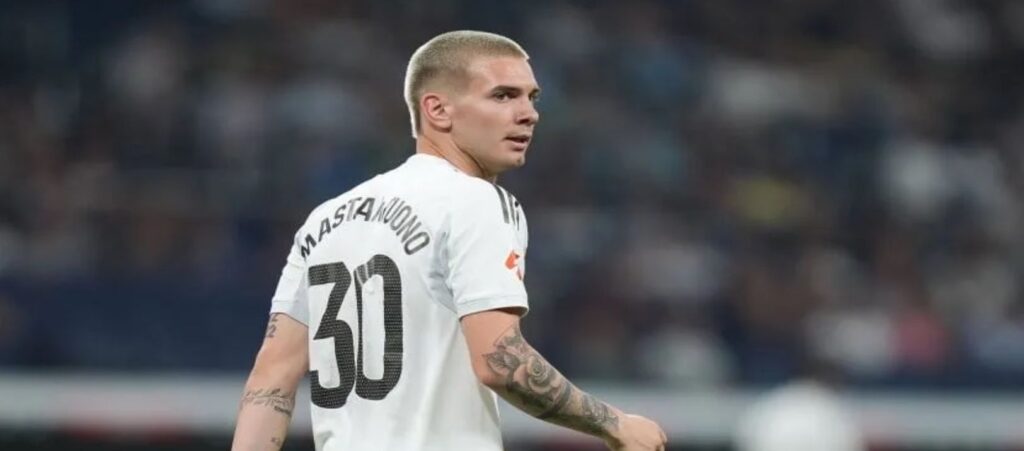 Real Madrid midfielder Franco Mastantuono