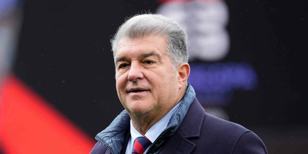 Barcelona president Joan Laporta