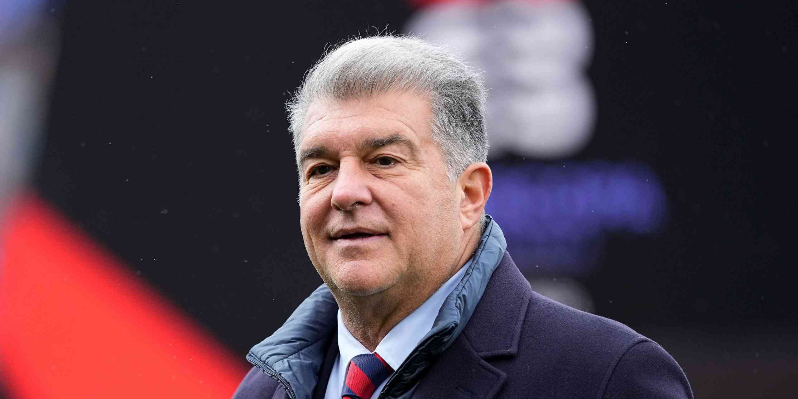 Barcelona president Joan Laporta