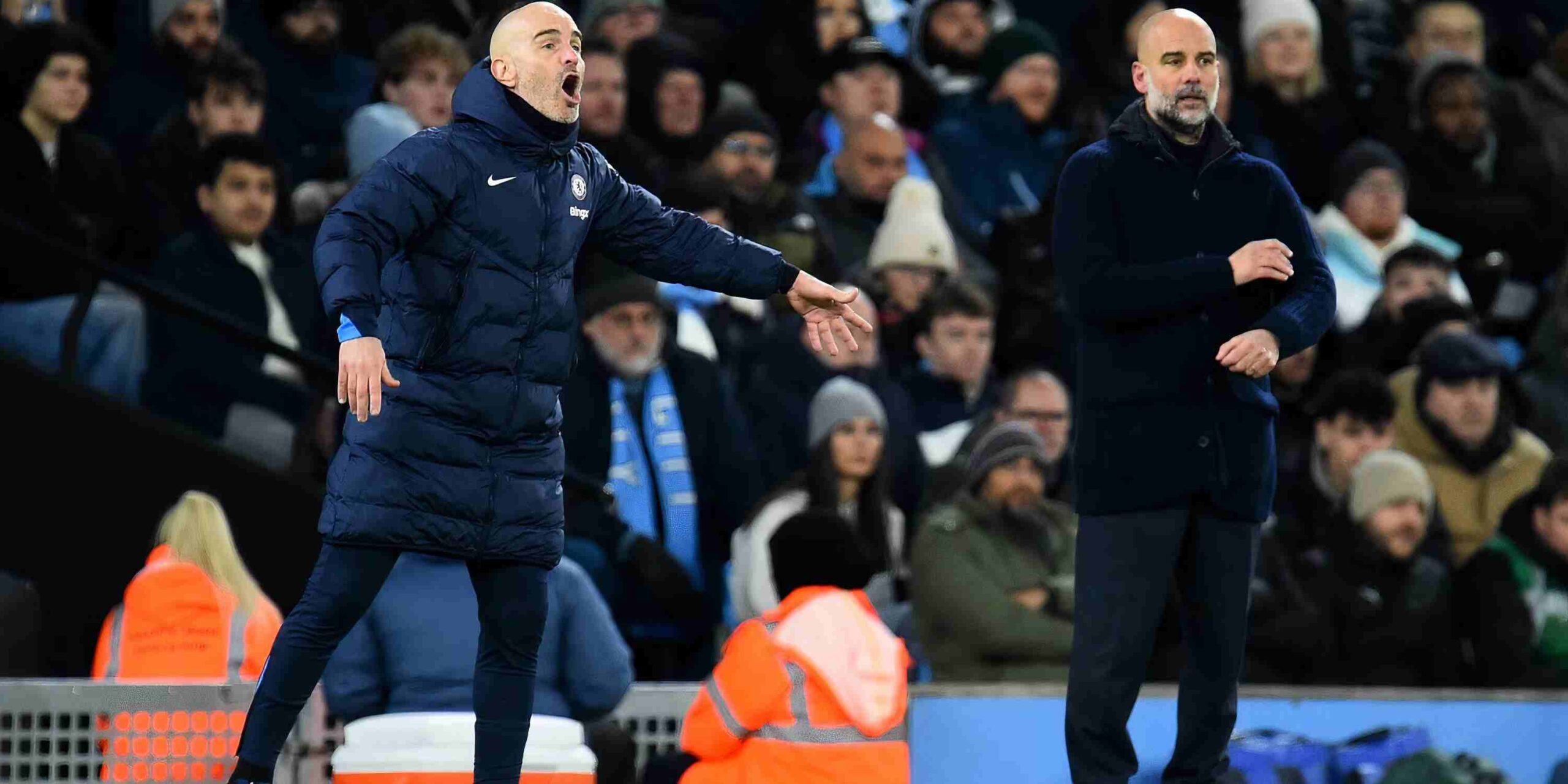 Enzo Maresca and Pep Guardiola