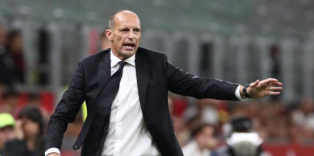 Milan head coach Massimiliano Allegri