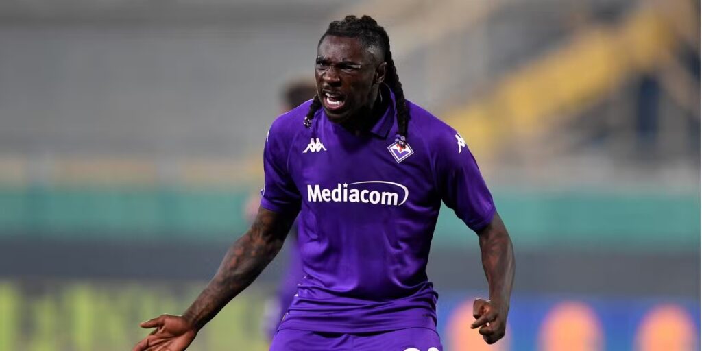 Fiorentina striker Moise Kean