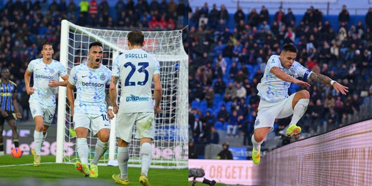 Lautaro Martinez has just scored for Inter against Pisa
