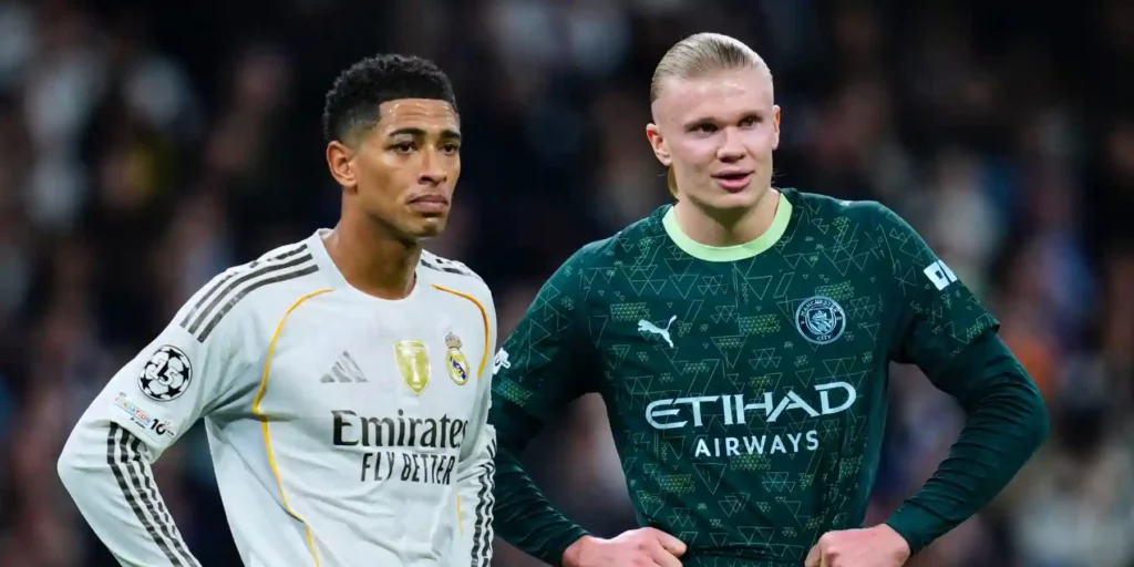 Jude Bellingham and Erling Haaland