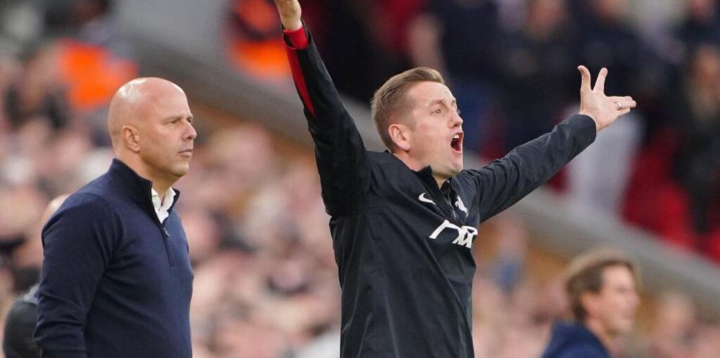 Arne Slot and Aaron Briggs