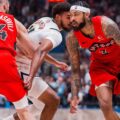Brandon Ingram dribbling the ball