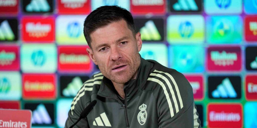Real Madrid head coach Xabi Alonso
