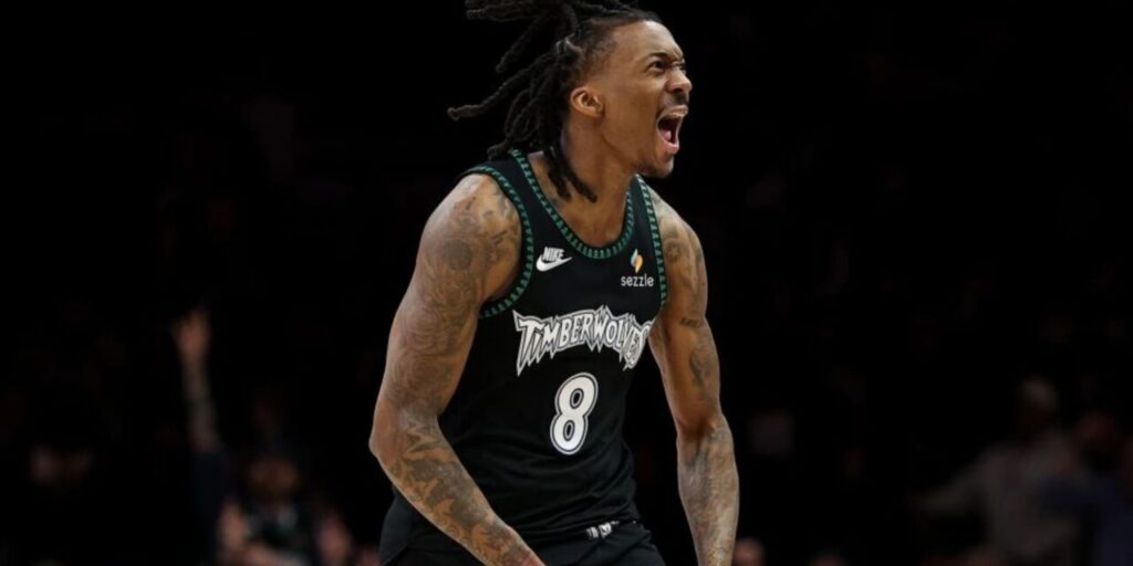 Minnesota Timberwolves guard Bones Hyland