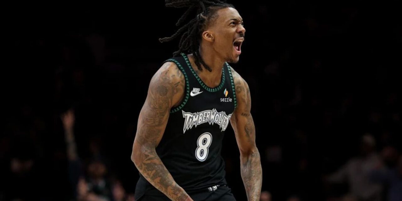 Minnesota Timberwolves guard Bones Hyland