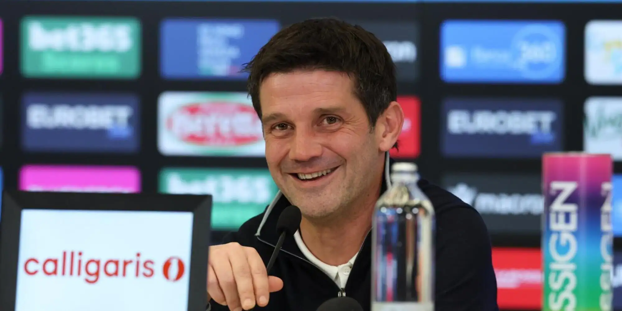 Inter head coach Cristian Chivu during a press conference