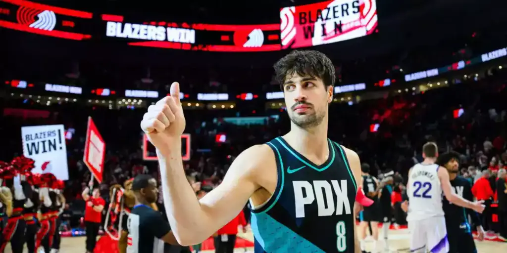 Portland Trail Blazers guard Deni Avdija