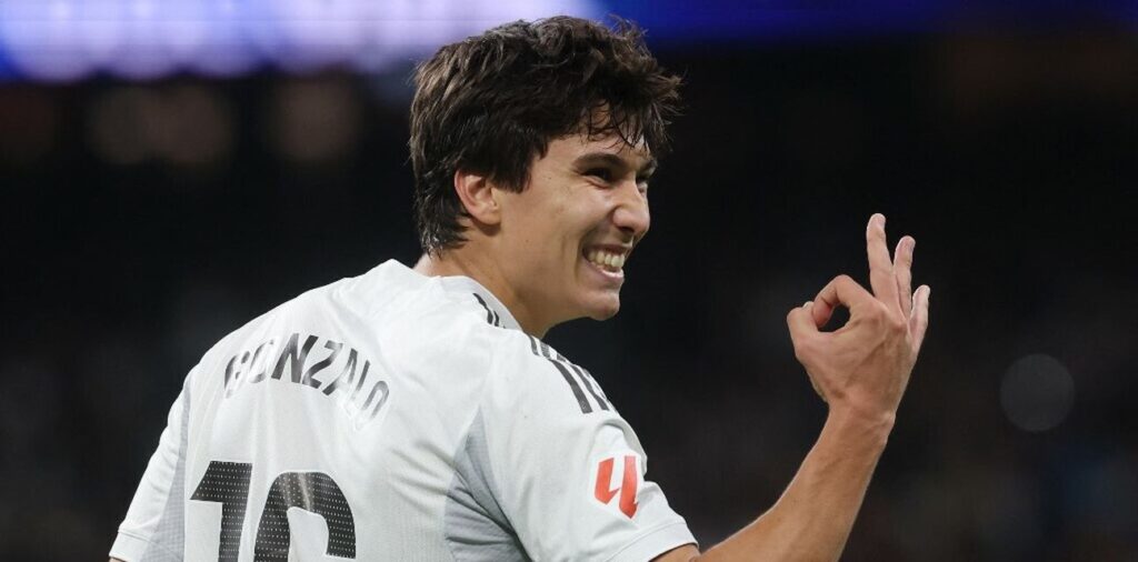 Real Madrid striker Gonzalo Garcia