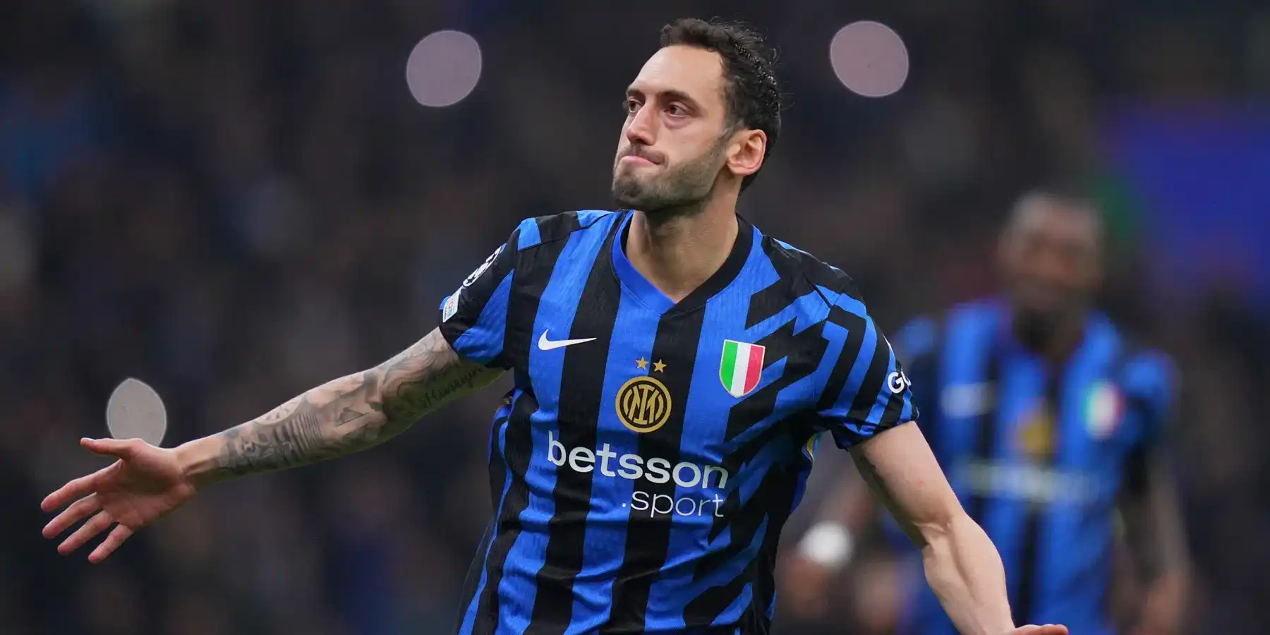 Inter midfielder Hakan Calhanoglu