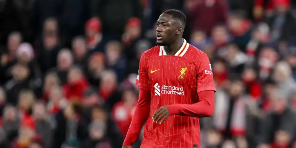 Liverpool defender Ibrahima Konate