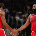 Los Angeles Clippers leaders Kahwi Leonard and James Harden